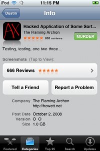Modified App Store Application Modified App Store Application